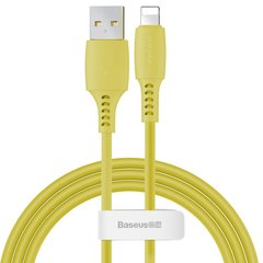 Кабель Baseus USB AM-Lightning M, 1.2 м, 2.4A, Жовтий, (CALDC-0Y)