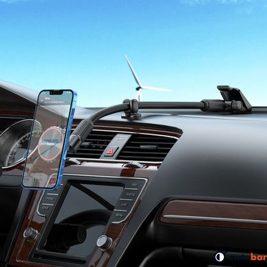Тримач для мобільного HOCO CA99 City windshield magnetic car holder Black 6931474761354