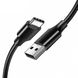 Кабель Ugreen USB 2.0 AM-Type-C M, 1.5 м, 3.0A, (18W) Nickel Plating Чорний, US287