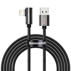 Кабель Baseus USB AM-Lightning M, 2 М, 2.4A, 90° Black, Legend Series Elbow (CALCS-A01)