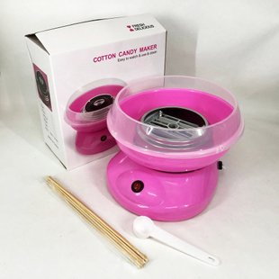 Апарат для солодкої вати Cotton Candy Maker. Колір рожевий