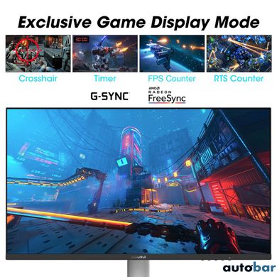 Монітор KOORUI 27 Gaming VA/mini-LED QHD 240HZ HDR1000 (GN10)