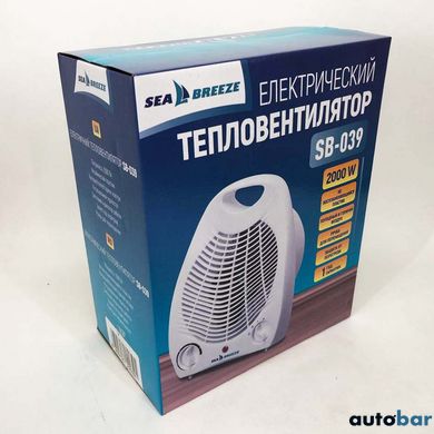 Тепловентилятор кімнатний Sea Breeze SB-039 2000 Вт