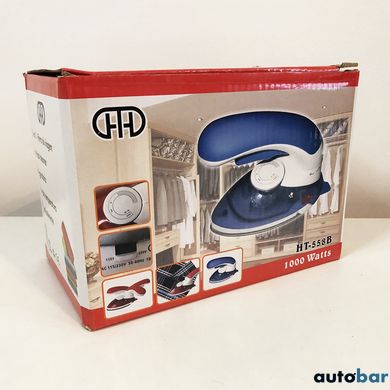 Відпарювач Mini Steam Iron HT-558B. Колір синій