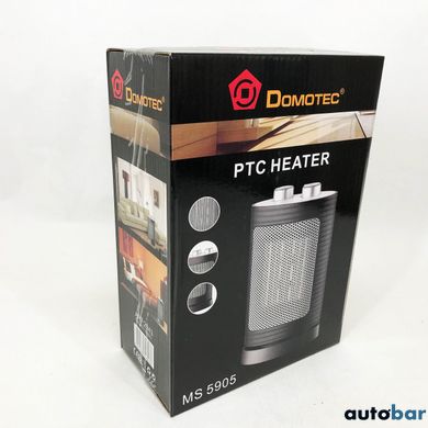 Дуйка DOMOTEC MS-5905 Ceramic 1500 Вт, тепловентилятор, обогреватель электрический, дуйчик обогреватель ws35873