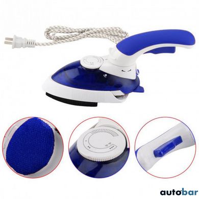 Відпарювач Mini Steam Iron HT-558B. Колір синій