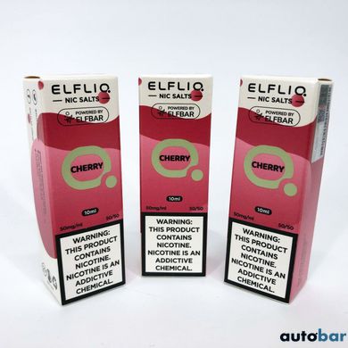 Рідина ELFLIQ 10мл 5%. Вишня (Cherry) ws27513-3