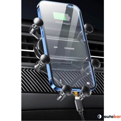Тримач для мобільного Essager Vios Gravity Car Mount Phone Holder black (EZJZL-WC01)
