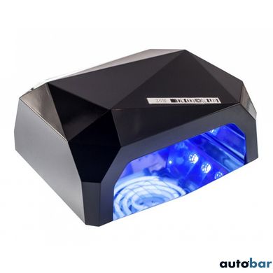 Сушарка для нігтів, лампа для гель лаку UV LAMP CCF + LED. Колір чорний