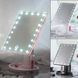 Дзеркало для макіяжу з 16 LED підсвічуванням Mirror White. Колір рожевий