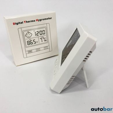 Цифровий термометр гігрометр Thermometer TH108, Домашній гігрометр, Термометр гігрометр кімнатний ws49346