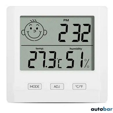 Цифровий термометр гігрометр Thermometer TH108, Домашній гігрометр, Термометр гігрометр кімнатний ws49346