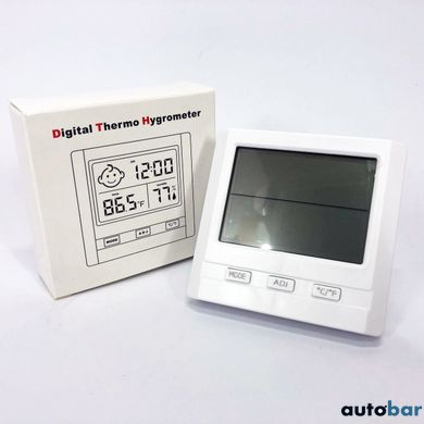 Цифровий термометр гігрометр Thermometer TH108, Домашній гігрометр, Термометр гігрометр кімнатний ws49346