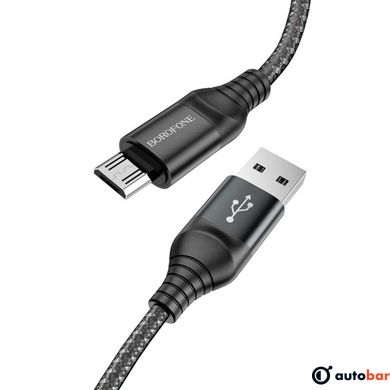 Кабель BOROFONE BX56 Delightful charging data cable for Micro Black