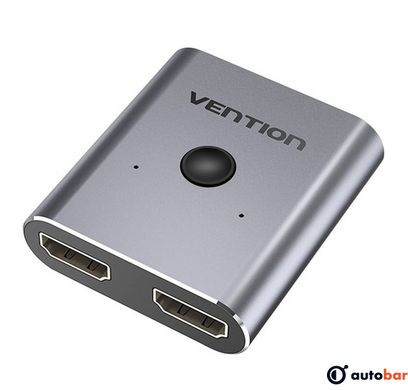 Адаптер Vention 2-Port HDMI Bi-Direction Switcher Silver (AFUH0) AFUH0