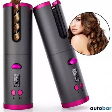 Плойка авто-бігуді для завивки волосся бездротовий Ramindong Hair curler. Колір: сірий