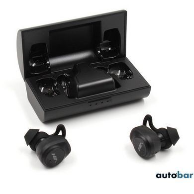 Навушники Bluetooth NIA NB710 з кейсом чорні бездротові, Навушники для тренувань сенсорні бездротові