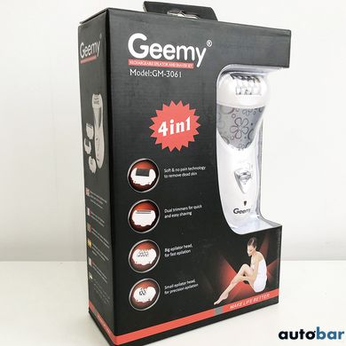 Епілятор пемза GEMEI GM-3061 4в1