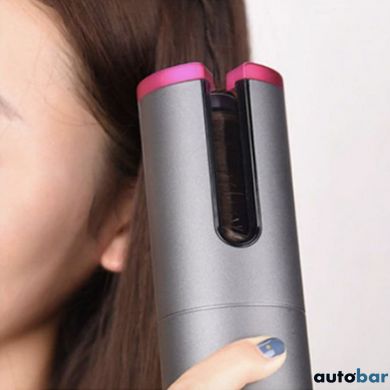 Плойка авто-бігуді для завивки волосся бездротовий Ramindong Hair curler. Колір: сірий