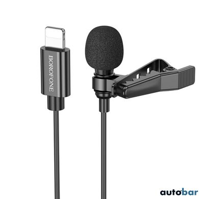 Мікрофон-петличка BOROFONE BFK11 Elegant lavalier microphone iP Black