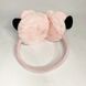 Хутряні навушники панда. Колір: рожевий