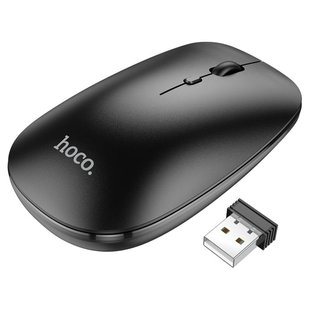 Миша Hoco GM15 Art dual-mode business wireless mouse Black