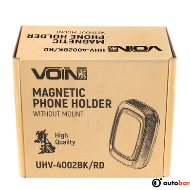 Тримач мобільного телефону VOIN UHV-4002BK/RD магнітний, без кронштейна