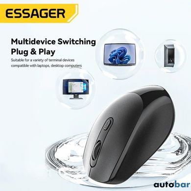 Миша безпровідна ESSAGER (Color box)Spirituel 2.4G wireless mouse Black