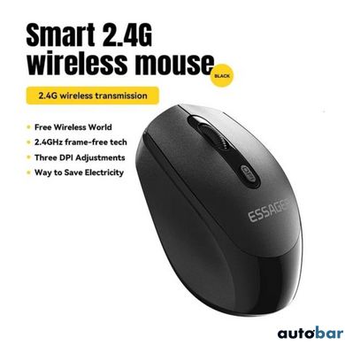 Миша безпровідна ESSAGER (Color box)Spirituel 2.4G wireless mouse Black