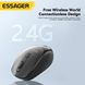 Миша безпровідна ESSAGER (Color box)Spirituel 2.4G wireless mouse Black