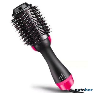 Фен Щітка гребінець 3в1 One step Hair Dryer 1000 Вт 3 режими випрямляч для укладання волосся стайлер з функцією іонізації