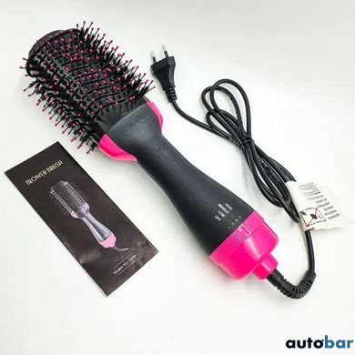 Фен Щітка гребінець 3в1 One step Hair Dryer 1000 Вт 3 режими випрямляч для укладання волосся стайлер з функцією іонізації