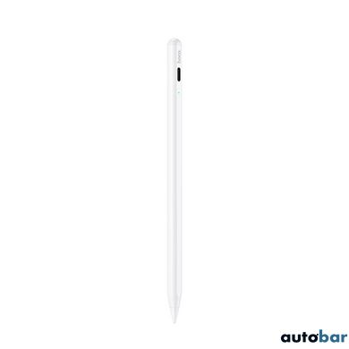 Стилус HOCO GM102 Smooth series active anti-mistake touch capacitive pen for iPAD White