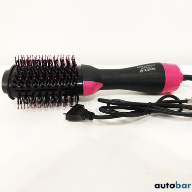 Фен Щітка гребінець 3в1 One step Hair Dryer 1000 Вт 3 режими випрямляч для укладання волосся стайлер з функцією іонізації