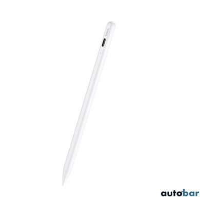 Стилус HOCO GM102 Smooth series active anti-mistake touch capacitive pen for iPAD White