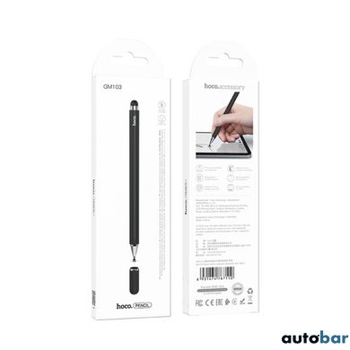 Стилус HOCO GM103 Fluent series universal capacitive pen Black