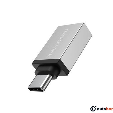 Адаптер BOROFONE BV3 adapter USB-A to USB-C aka Type-C converter, OTG support, USB 3.0