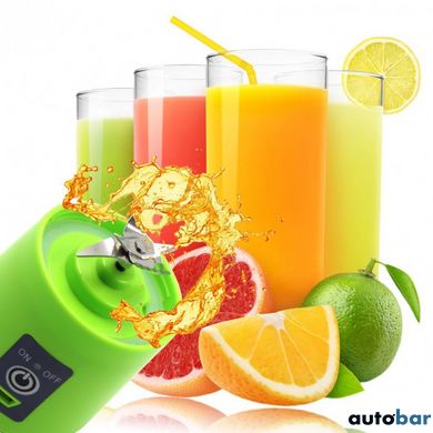 Блендер Smart Juice Cup Fruits USB. Колір синій