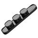 Тримач-затискач для кабелю магнітний Baseus Peas Cable Clip Black ACWDJ-01