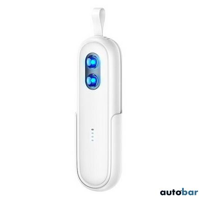 Ультрафіолетовий стерилізатор для дезинфекції Usams US-ZB210 Smart Portable Toilet UV Lamp White