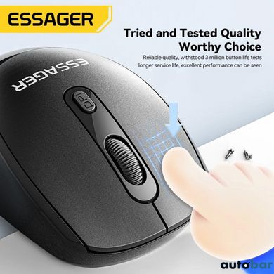 Миша безпровідна ESSAGER (Color box)Spirituel 2.4G wireless mouse White