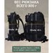 Тактичний рюкзак Tactic 1000D для військових, полювання, риболовлі, туристичних походів, скелелазіння, подорожей та спорту. Колір: чорний