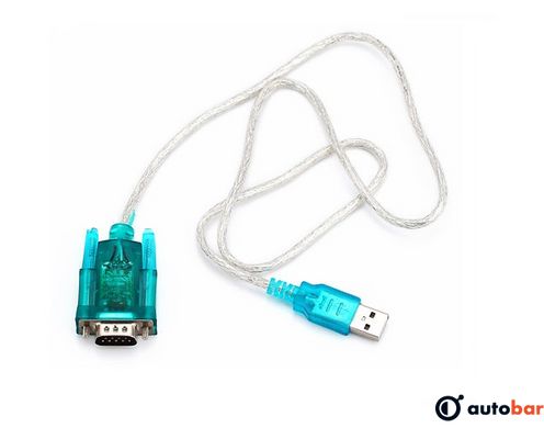 Перехідник USB --> COM (RS232) 9pin, Chipset PL-2303HXD, кабель 1.5м. RTL S0472