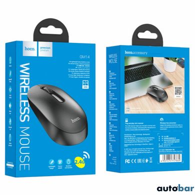 Миша HOCO GM14 Platinum 2.4G business wireless mouse Black