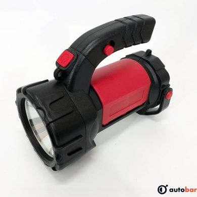 Ручний акумуляторний ліхтар T80C-5W+COB (white/red) із функцією Power Bank. Колір: червоний