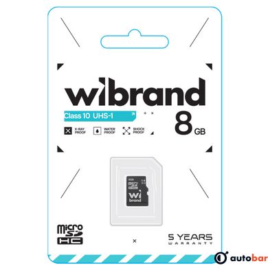 microSDHC Wibrand 8Gb class 10