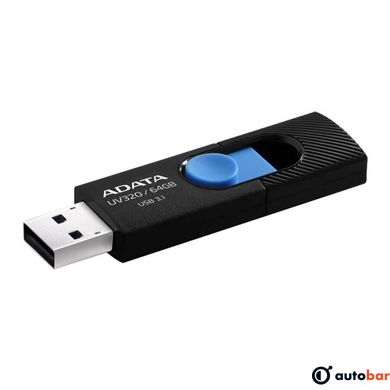 Flash A-DATA USB 3.0 AUV 320 64Gb Black/Blue AUV320-64G-RBKBL