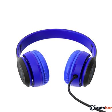 Навушники BOROFONE BO5 Star sound wired headphones Blue BO5U