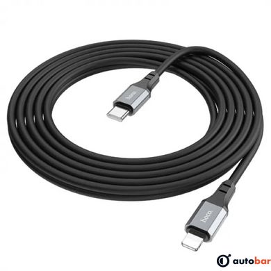 Кабель HOCO X92 Honest PD silicone charging data cable for iP(L=3M) Black