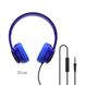 Навушники BOROFONE BO5 Star sound wired headphones Blue BO5U